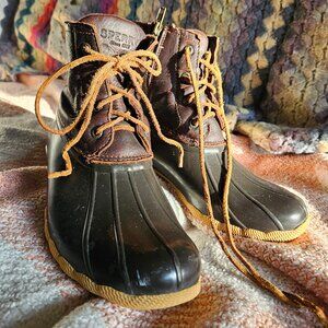 Sperry Saltwater Duck Boots Size 8